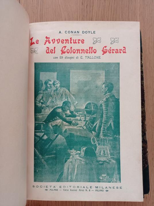 Le avventure del colonnello Gerard - Arthur Conan Doyle - copertina