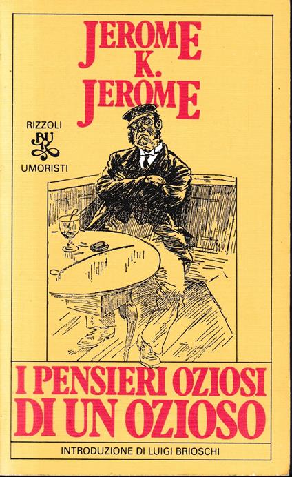 I pensieri oziosi di un ozioso - K. Jerome Jerome - copertina