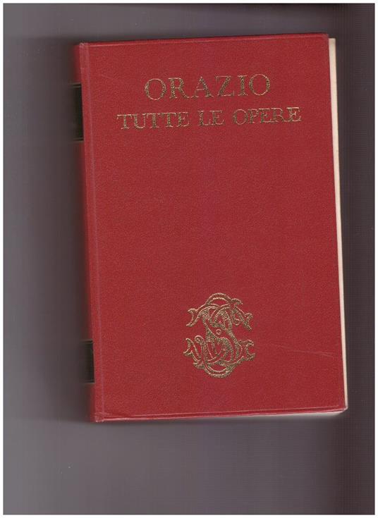 Tutte Le Opere - Orazio - copertina