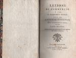 Lezioni di commercio o sia d'economia civile dell'ab. Antonio Genovesi (parte seconda)