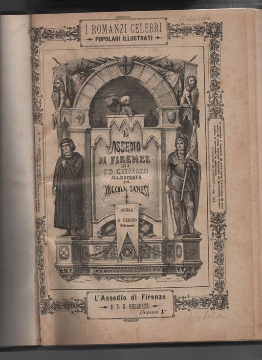 L' assedio di Firenze - Francesco D. Guerrazzi - copertina