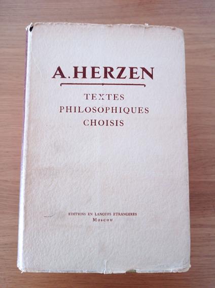Textes philosophiques choisis - copertina