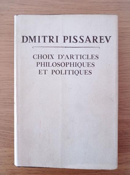 Choix d'articles philosophiques et politiques - copertina