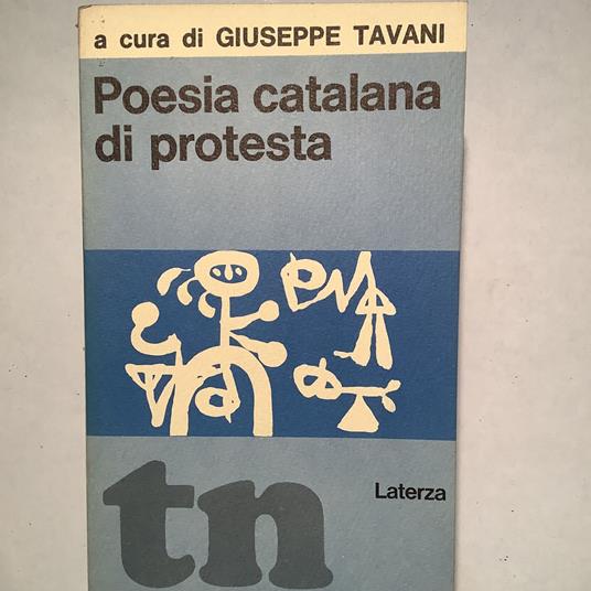 Poesia catalana di protesta - Giuseppe Tavani - copertina