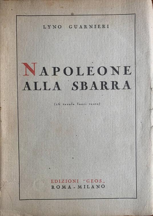 Napoleone alla sbarra - Lyno Guarnieri - copertina