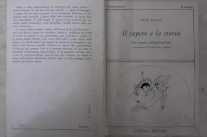 Il sapere e la storia. Due risposte sull'epistemologia - Michel Foucault - copertina