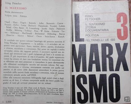 Il marxismo. Storia documentaria. Volume terzo. Politica - Iring Fetscher - copertina