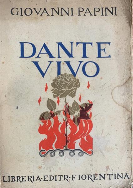 Dante vivo - Giovanni Papini - copertina