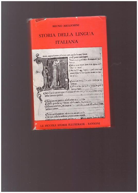 Storia Della Lingua Italiana - Bruno Migliorini - copertina