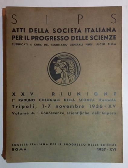 Atti della Società Italiana per il progresso delle Scienze (XXV Riunione) - Lucio Silla - copertina