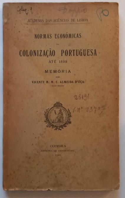 Colonizacao Portuguesa Até 1808 - copertina