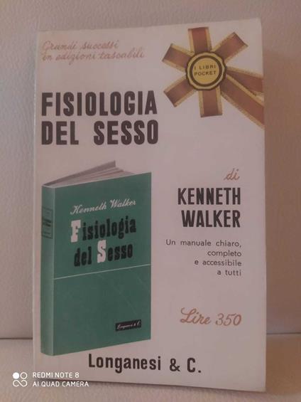 Fisiologia del sesso - Kenneth Walker - copertina