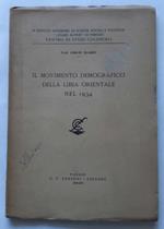 Il movimento demografico della Libia Orientale nel 1934