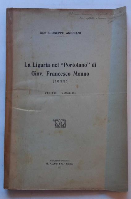 La Liguria nel "Portolano" di Giov. Francesco Monno (1633) - Giuseppe Anderlini - copertina