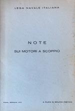 Note sui motori a scoppio