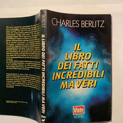 Il libro dei fatti incredibili ma veri - Charles Berlitz - copertina