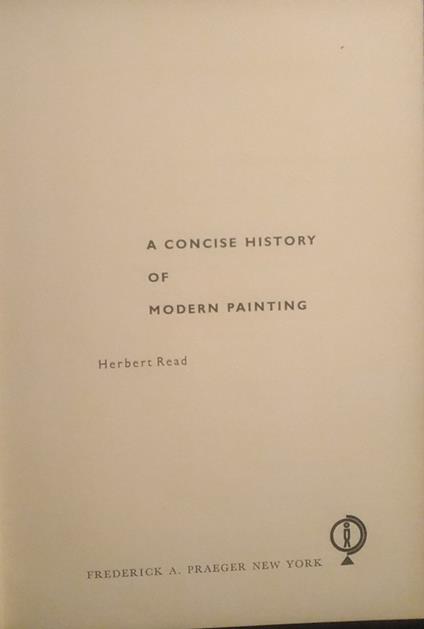 A concise history of modern painting - Herbert Read - copertina