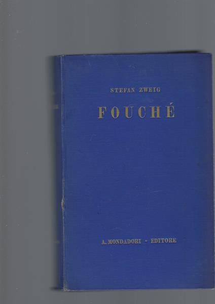 Fouche' - Stefan Zweig - copertina