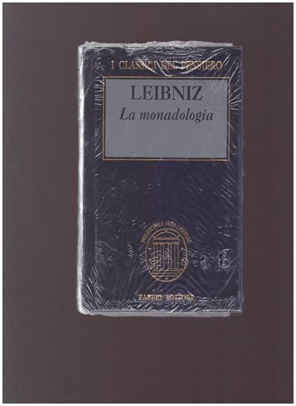 La Monadologia - Gottfried W. Leibniz - copertina