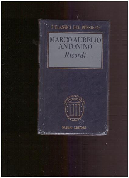 Ricordi - Marco Aurelio - copertina