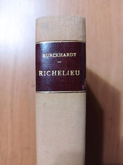 Richelieu - Carl J. Burckhardt - copertina