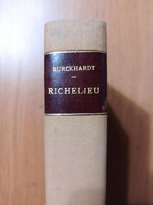 Richelieu - Carl J. Burckhardt - copertina