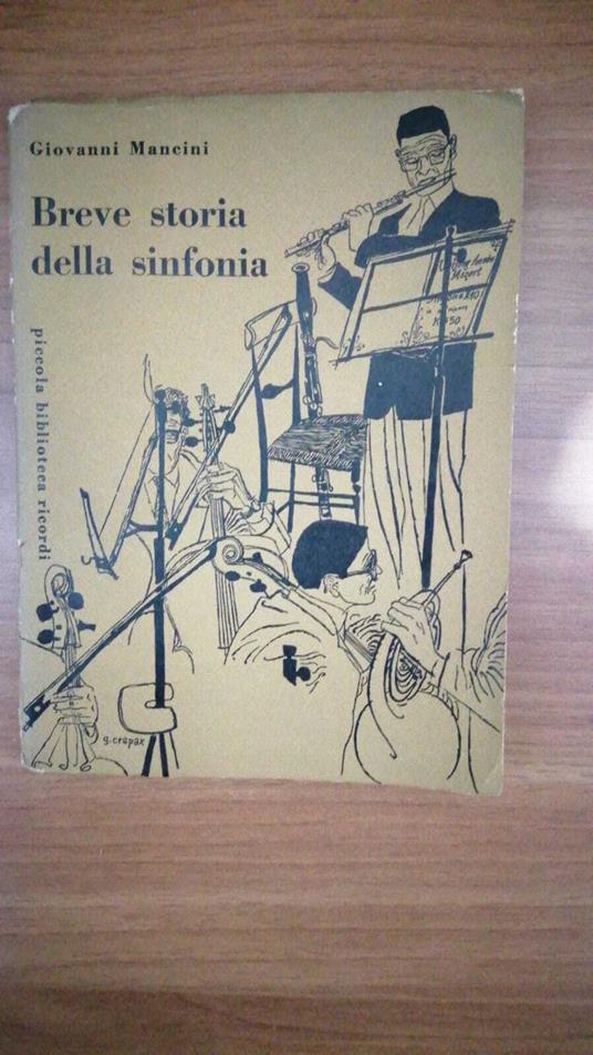 Breve storia della sinfonia - Giovanni Mancini - copertina