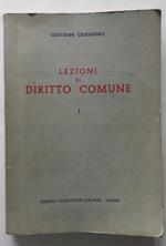 Lezioni di Diritto Comune