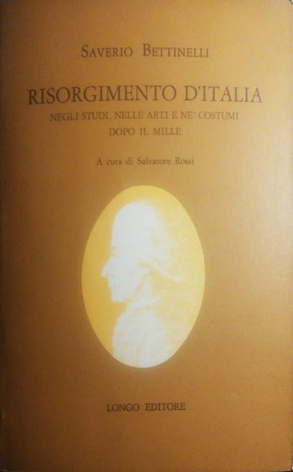 Risorgimento d'Italia - Saverio Bettinelli - copertina