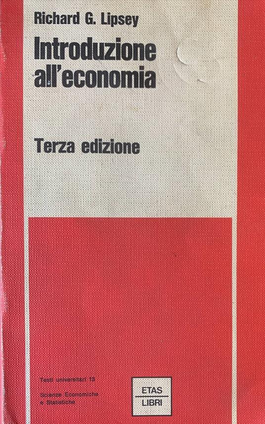 Introduzione all'economia - Richard G. Lipsey - copertina