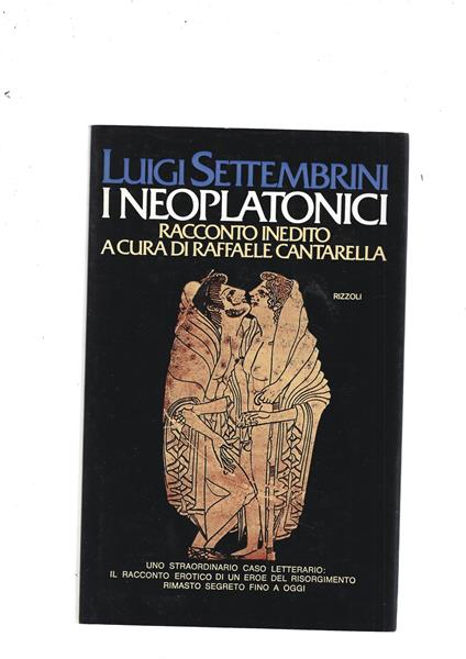 Neoplatonici - Luigi Settembrini - copertina