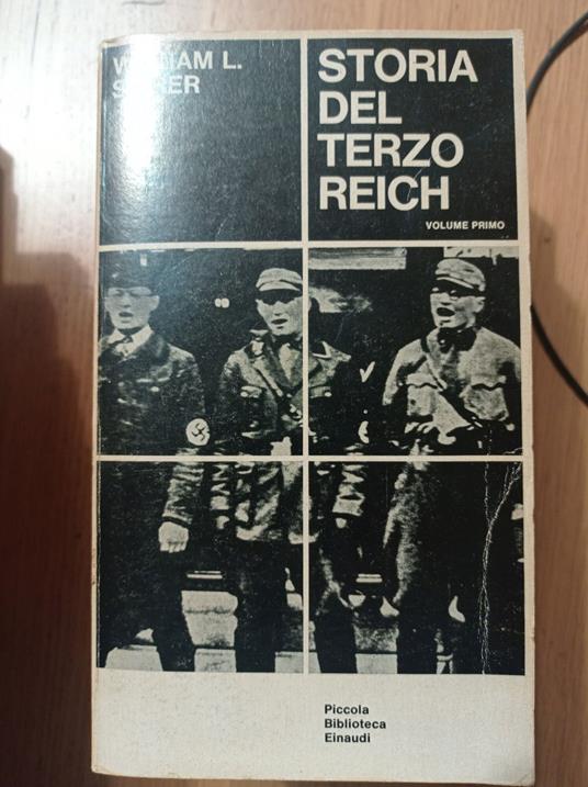 Storia del Terzo Reich Vol. I - William L. Shirer - copertina