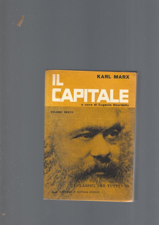 CAPITALE. vol. VI - Karl Marx - copertina