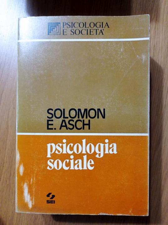 Psicologia sociale - Solomon E. Asch - copertina