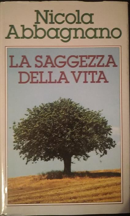 La saggezza della vita - Nicola Abbagnano - copertina