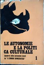 Le autonomie e la politica culturale