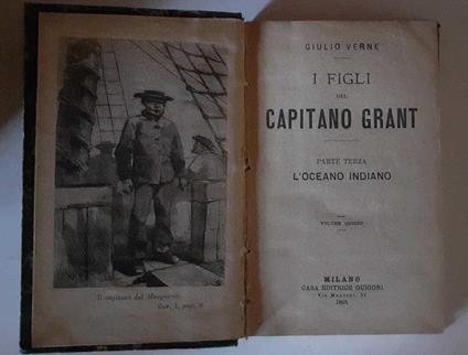 I figli del capitano Grant. Parte terza. L'Oceano indiano. Volume quinto, sesto - Jules Verne - copertina