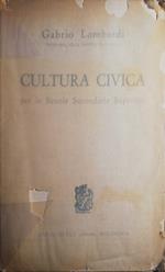 Cultura civica, per le scuole secondarie Superiori