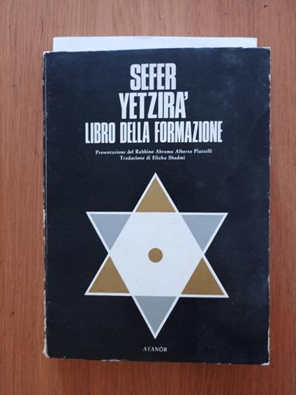 Sefer Yetzira' Libro Della Formazione - copertina