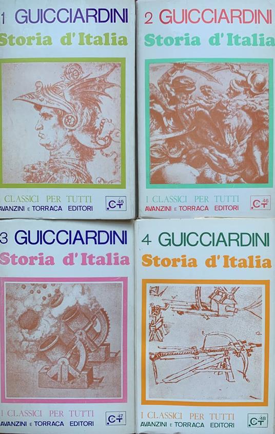 Storia d'Italia - Francesco Guicciardini - copertina