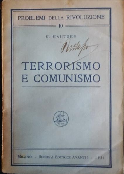 Terrorismo e comunismo - copertina