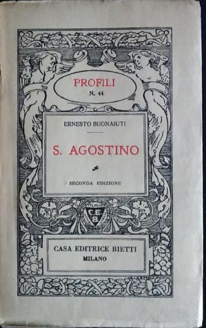 S. Agostino - Ernesto Buonaiuti - copertina