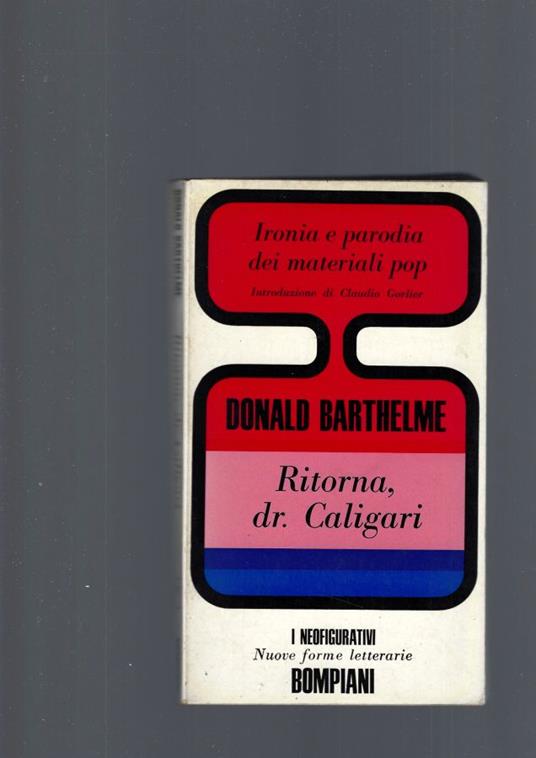 Ritorna Dr. Caligari - Donald Barthelme - copertina