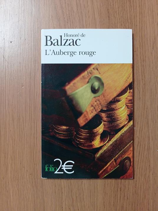 L' auberge rouge - Honoré de Balzac - copertina