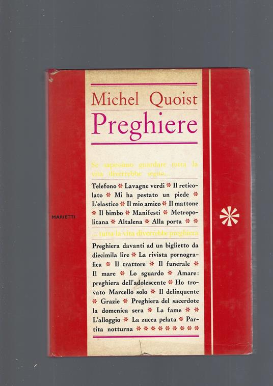 Preghiere - Michel Quoist - copertina