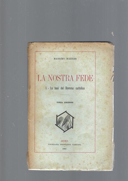 Nostra Fede - Massimo Massimi - copertina