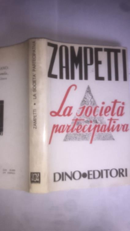La società partecipativa - Pier Luigi Zampetti - copertina