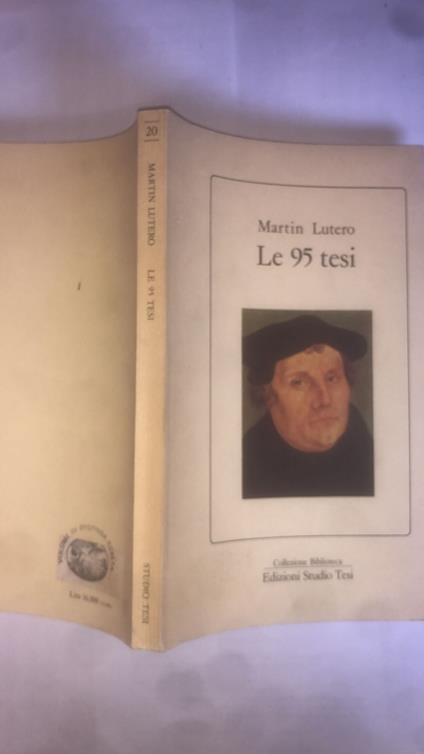 Le 95 tese - Martin Lutero - copertina
