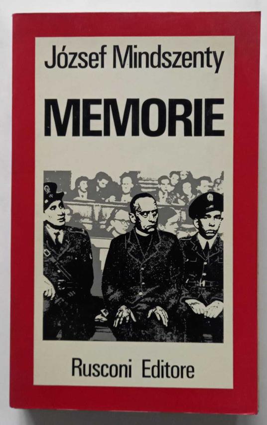 Memorie - József Mindszenty - copertina