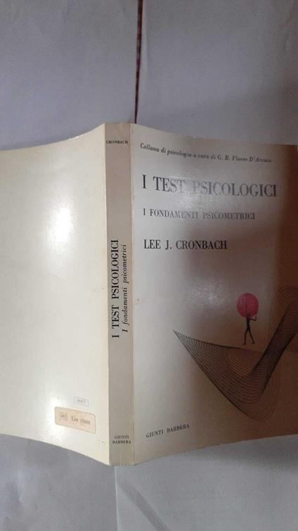 I test psicologici. I fondamenti psicometrici - Lee J. Cronbach - copertina